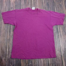 Lee Sturdy Tees T-Shirt Women M Purple Heavyweight Cotton Made in USA Vintage