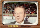 1966-67 Topps SET BREAK #42 Sid Abel CO Crease