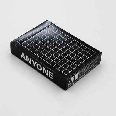 Anyone Worldwide Midnight Checkerboard Playing Cards A1WW Checks Black