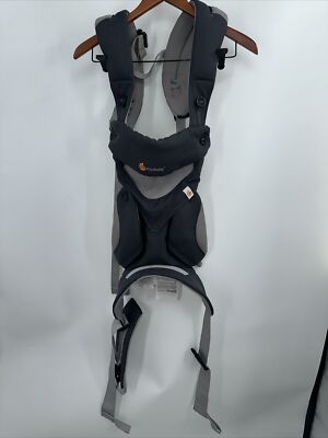 Ergo Baby Four Position 360 Carrier Cool Air Mesh Carbon Gray-Excellent Cond T97