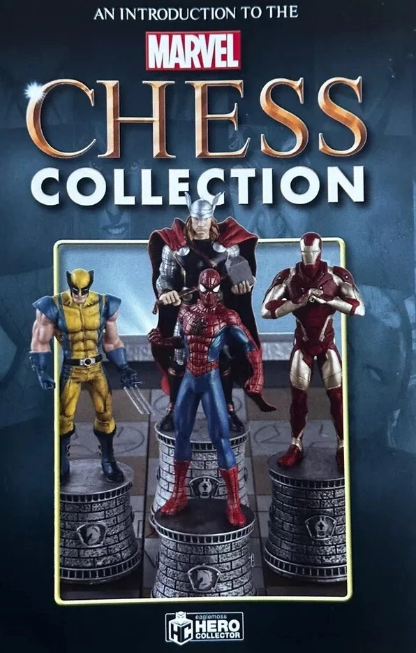 Nuevo en caja Tablero de ajedrez Marvel Eaglemoss 3D X-Men Avengers 23 piezas Foto 2 de 4