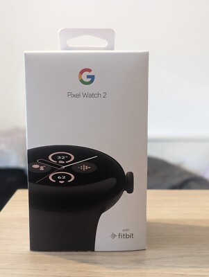 Google Pixel Watch 2 (Wi-Fi) Matte Black Schwarz / Obsidian NEU UNGEÖFFNET