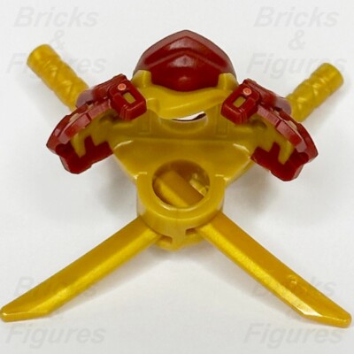 LEGO® Ninjago Minifigure Shoulder Armour Part Dark Red