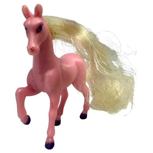 Mattel Barbie Mystical Mares Pink Mini Horse #88812 Brushable Mane 2000 - Picture 2 of 7