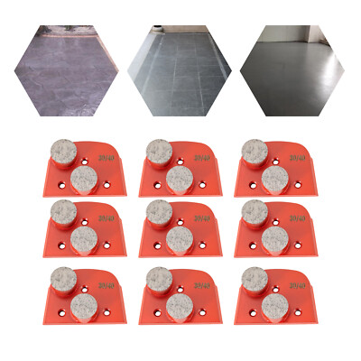 9x Grinder Wheel Grit 30/40 Concrete Floor Grinder Diamond