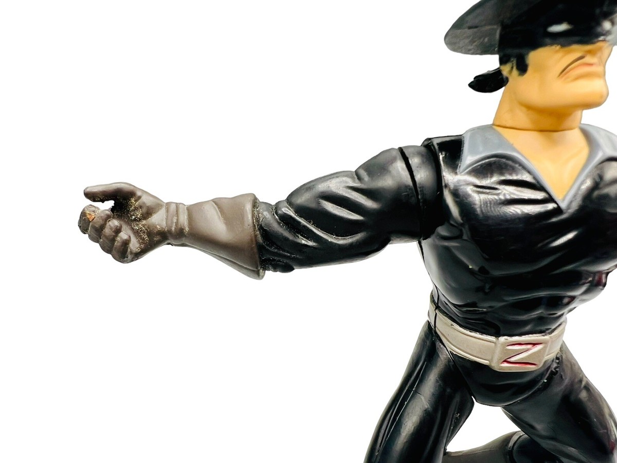 置物   1997 YEAR FIGURINE Vintage 1997 Zorro Action Figure Playmates Toys - Working
