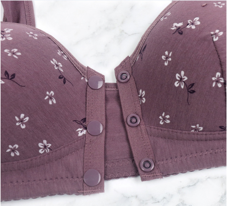 Fiona Charm Daisy Bra for Elderly, Comfortable & Convenient Front