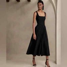 NWT Banana Republic Laurel Black Corset Top Sz 6