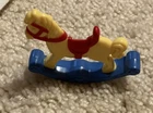 VTG Barbie doll ROCKING HORSE TOY Nursery decor 2002 EUC!! accessory