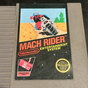 MACH RIDER - Nintendo NES (Authentic) Game, Tested & Working, 5 Screw Video Game