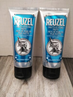 Reuzel matte styling paste  Holland's finest 3.38 oz (2pk bundle)