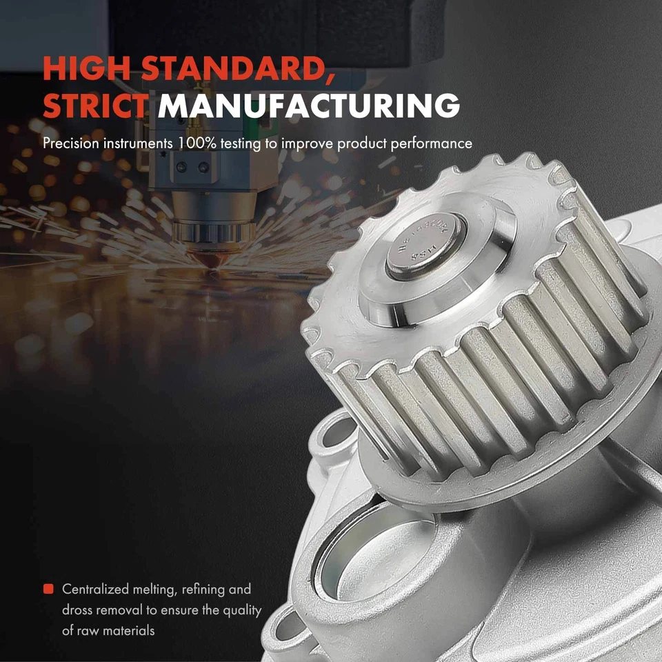 Bomba de agua del motor con junta para Volvo S90 V90 1997-1998 960 1995-1997 L6 2,9 L Foto 3 de 4