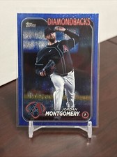 2024 Topps Update Jordan Montgomery Blue Holo Foilboard /999 Arizona Dbacks