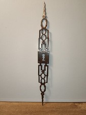 1 entrées serrure fer forgé porte meuble Louis XVI armoire bahut ancien 40 cm 