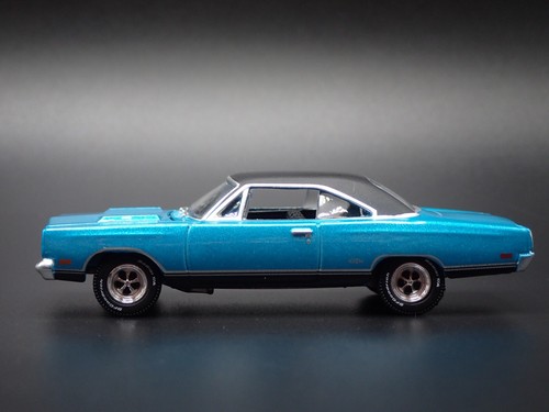 1969 69 PLYMOUTH HEMI GTX TEAL 1:64 SCALE COLLECTIBLE DIORAMA DIECAST MODELLAUTO - Bild 2 von 9