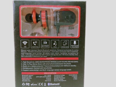 BQ658 Leadtry Bluetooth Wireless In Ear Headphones Microphone V4.1 plus EDR