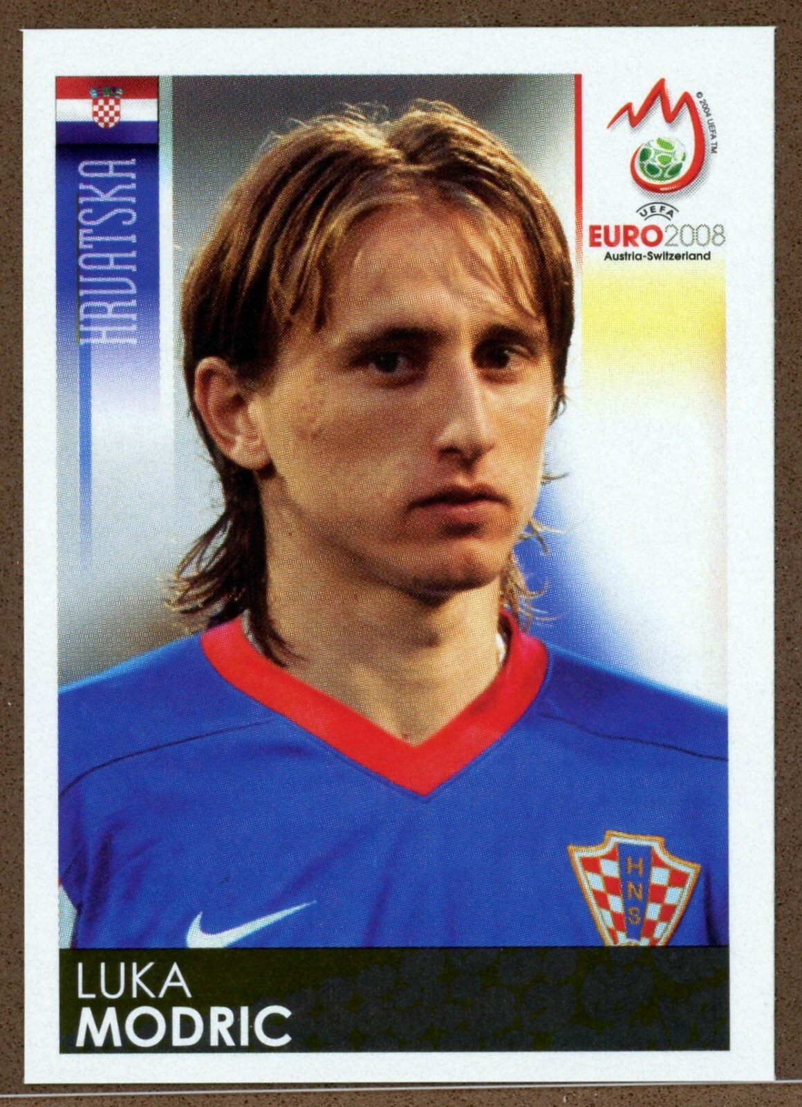 2008 Panini Euro Sticker Luka Modric No 194 Rookie
