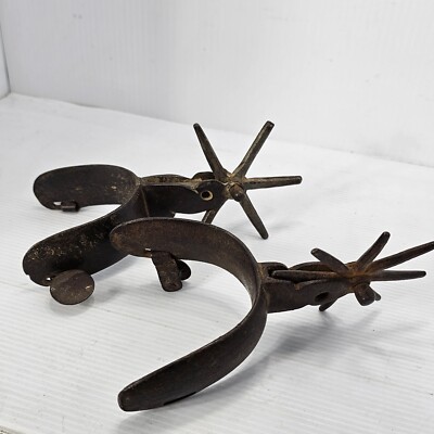 Antique Western Spurs Cowboy Mismatched
