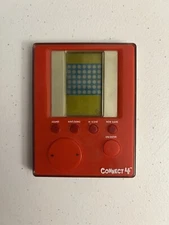 Milton Bradley Connect 4 2007 Electronic Handheld Travel Pocket Game Works RARE