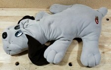 Vintage TONKA 18" Plush POUND PUPPY Gray Brown Large Stuffed Animal Toy Big