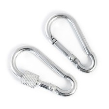 4mm 5mm 6mm MOSCHETTONE acier inoxydable/galvanisé metallico arrampicata nuovo