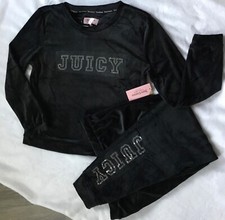 Juicy Couture Velour 2pcs Sleepwear/Outfit/Loungewear Set, Large, NEW 