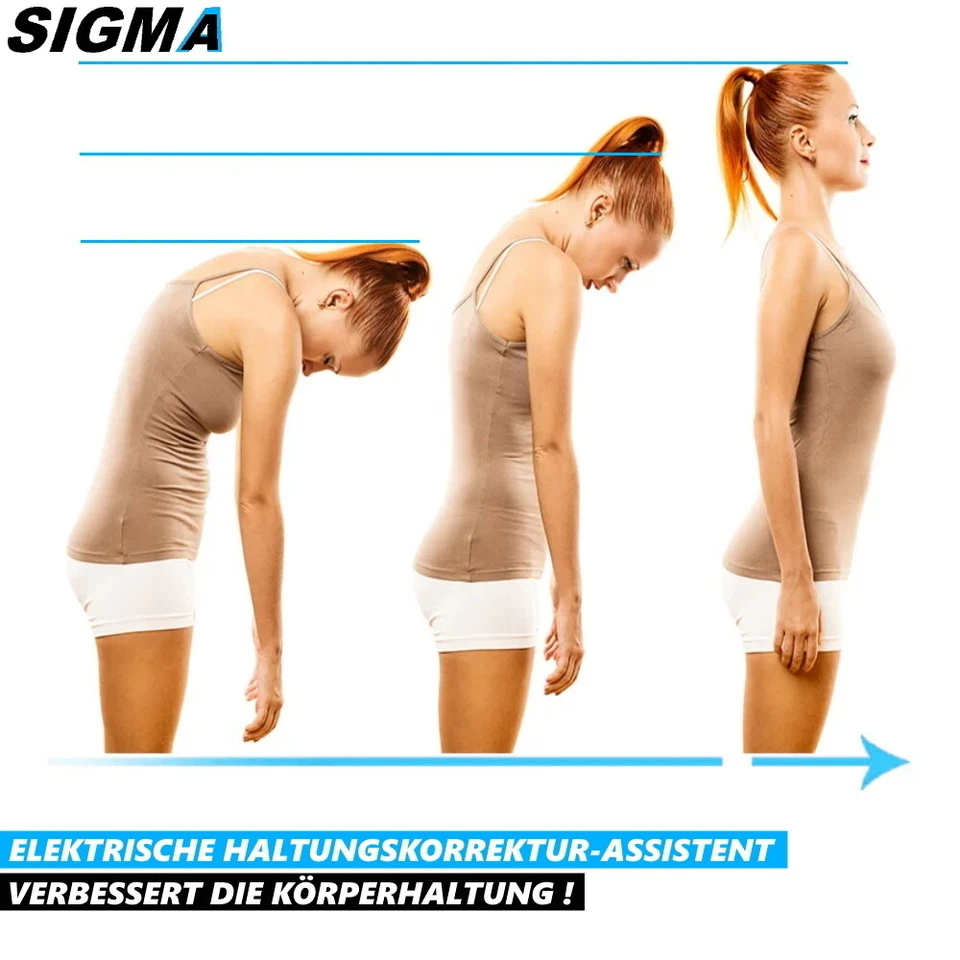 SIGMA Smarter Rückenhalter Geradehalter Stabilisator Gürtel Haltungskorrektur - Bild 2 von 4