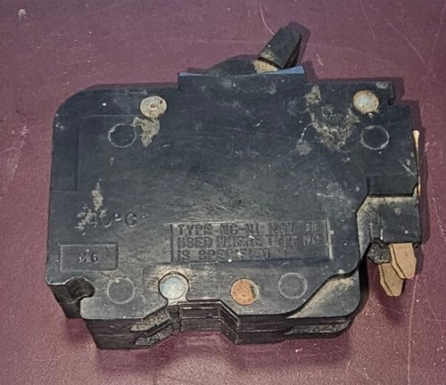 FPE Federal Pacific 30 Amp 2 Pole NC230 Stab-Lok Breaker THIN NC - Black Handle - Picture 3 of 3