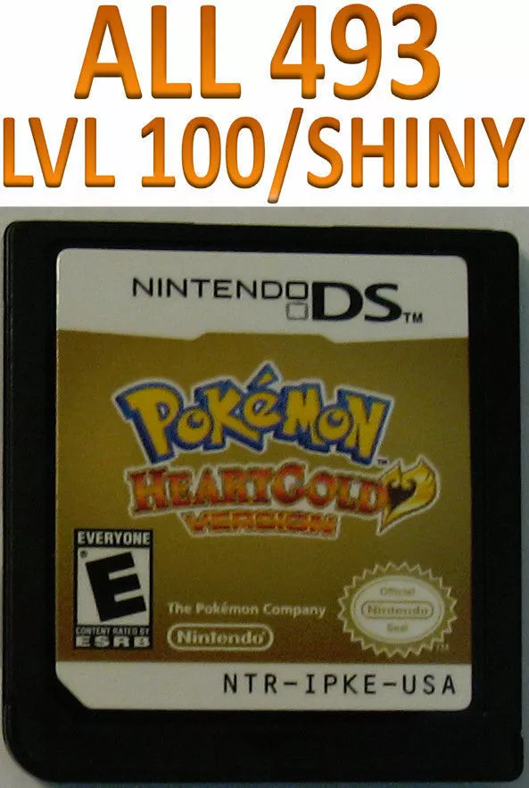 Pokemon Heart Gold Enhanced With all 493 Pokemon Shiny or Nonshiny + Max  Items