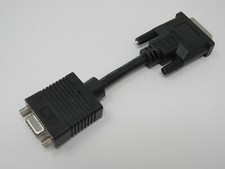 Standard DVI to VGA Computer Data Connector Cable 4 Inches Male Female