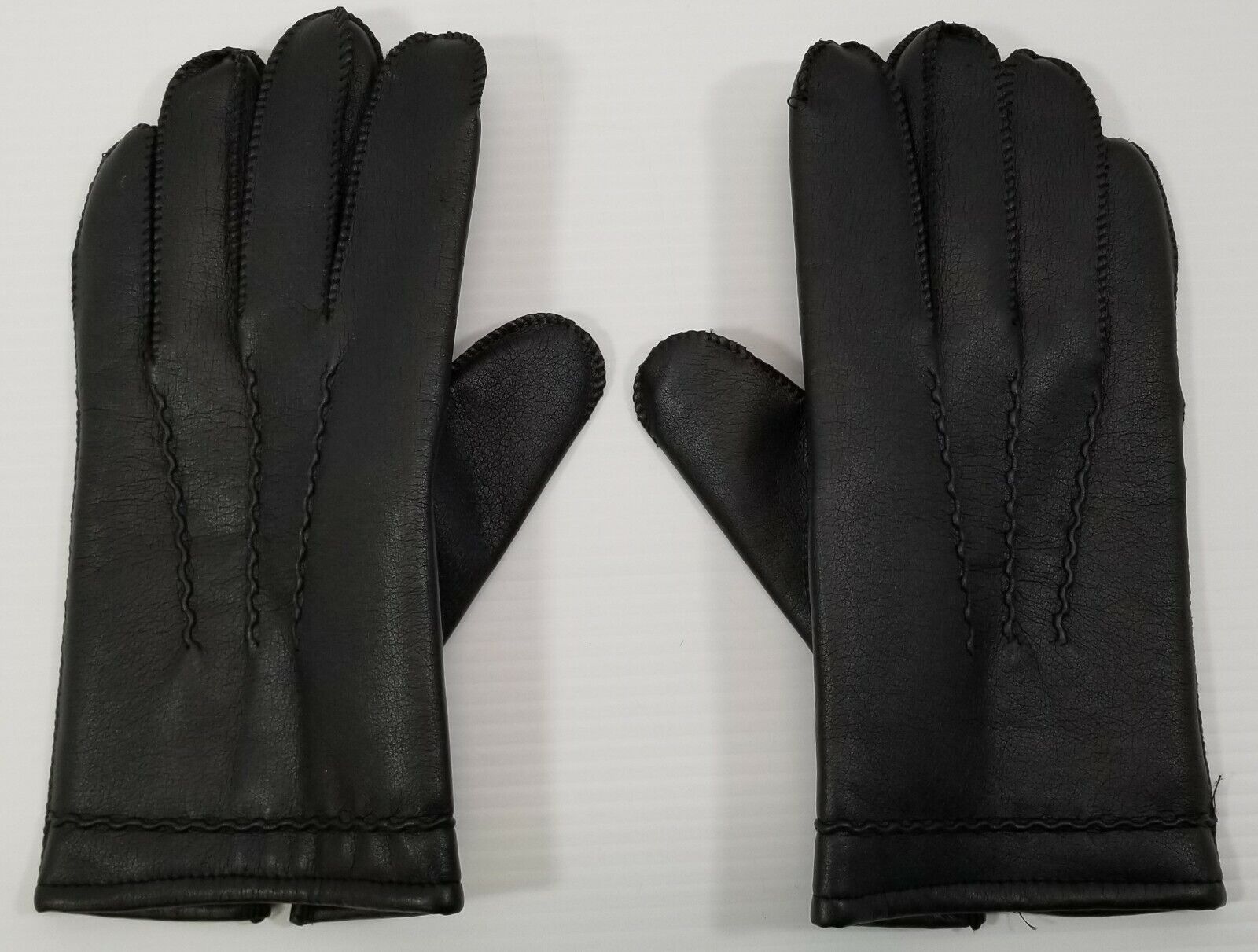 MI 4 years warranty Vintage Avon Luxurious Novahide Vinyl Max 62% OFF Men Black XL Gloves Kn