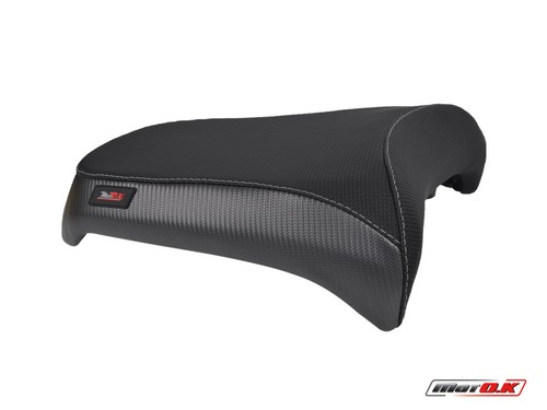 BMW R1200 GS 2004-2013 air Cool MotoK Seat Cover B D434/1 anti slip race white - Picture 2 of 5