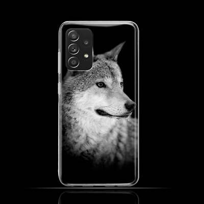 Silikon Case TPU Handy Hülle Tasche Etui Schale Schutz Cover 1612 Wolf