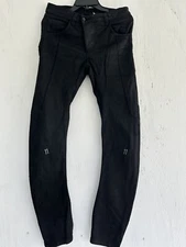 Boris Bidjan Saberi  P13 Black Canvas Regular fit Jeans Pants XS 30 NICE CLEAN