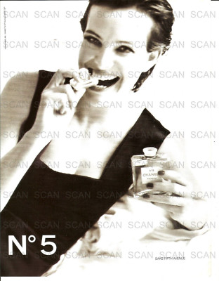 1994 Chanel No. 5  Perfume Vintage Magazine Ad    Seductive Sexy Girl