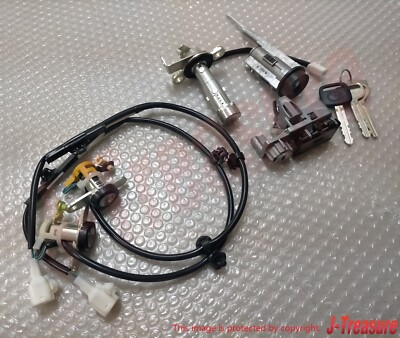 クロ介 1996-1997 Toyota Supra JZA80L Genuine Lock Cylinder Set 69005