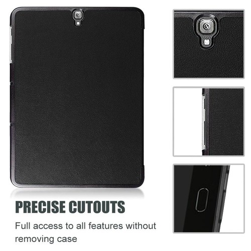 For Galaxy Tab S3 9.7 Protective PU Leather Case Auto Sleep Wake Shock Resistant - Picture 4 of 11