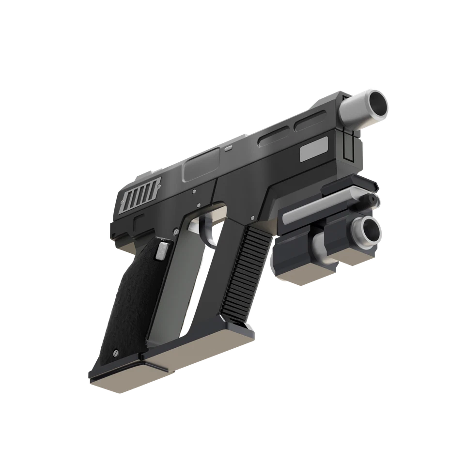 Pistola pacificadora Helldivers 2 P2 utilería de cosplay Foto 4 de 4