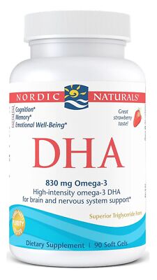 Nordic Naturals DHA 830 mg- 90 Softgels (498,57 EUR/kg)