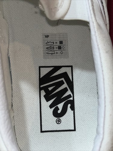 NEW VANS WHITE CANVAS Shoes Men 7, Womens 8.5 Off The Wall Slip On Plain SNEAKER - Picture 9 of 12