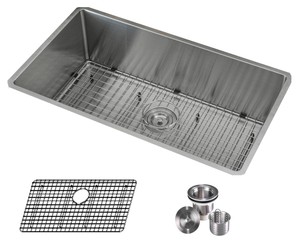 Details About Extrathick16 Gauge Undermount Stainless Steel Kitchen Sink Grid Strainer 31 Inch