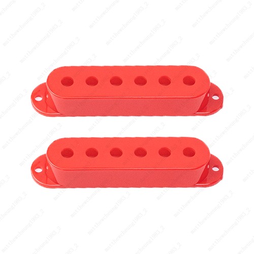 1/2/3Pcs Plastic SSS Single Coil Pickup Covers For Fender SQ Strat multiColors - Picture 13 of 41