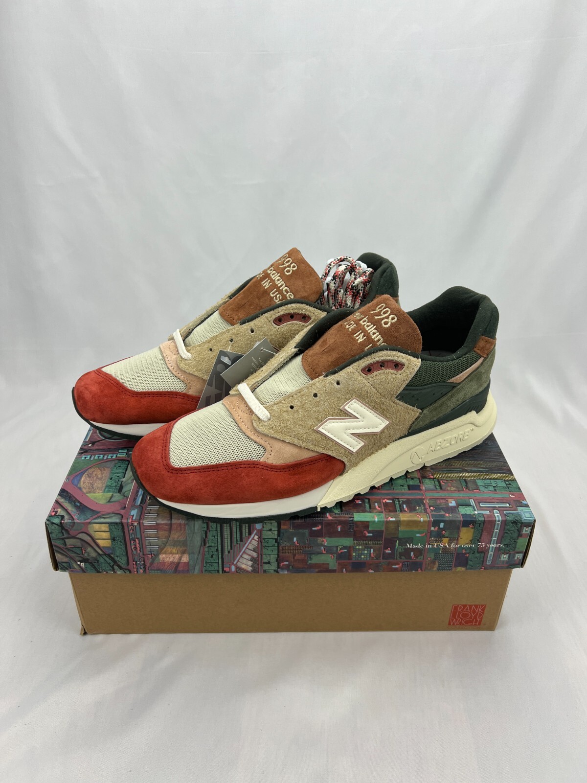 KITH x New Balance 998 Ronnie Fieg Broadacre City Chutney Size 9.5