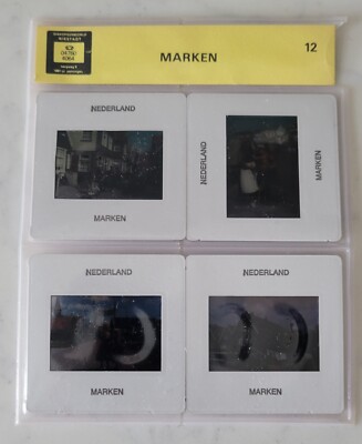 Vintage New ~ sealed (4) Slides  Marken Nederland ~ Diakopieerbedrijf Niestadt
