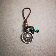 Gandhanra Handmade Tibetan Buddhist Amulet,Mahakala Pendant, Protector Deity