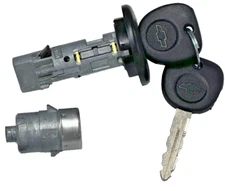 NEW CHEVROLET OEM IGNITION SWITCH LOCK CYLINDER + DOOR LOCK CYLINDER + 2 KEYS
