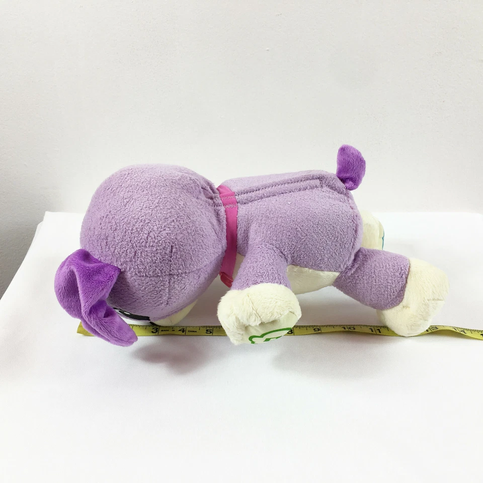 Pelúcia interativa para cachorro A26 Leap Frog My Pal violeta! Brinquedo de pelúcia Lovey 13" - Imagem 3 de 4