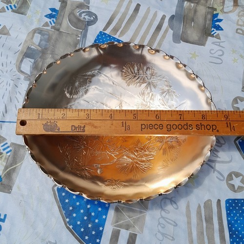 Arthur Rüstung Schale und Schmuck Geschirr Set Kiefer Baum gehämmert Aluminium - Bild 10 von 12