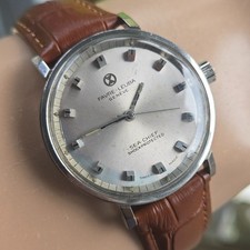 vintage Favre-Leuba Geneve SEA CHIEF men's manual wind watch cal.253 swiss 1960s