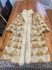 FOX FUR COAT FULL LENGTH